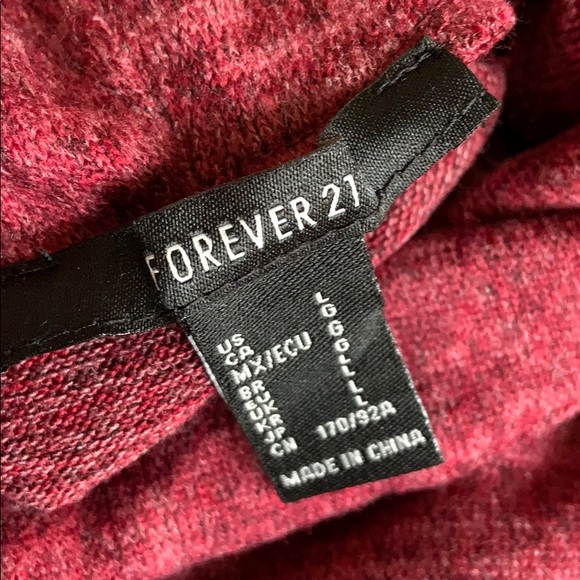 NWOT Forever 21 Long Sleeve Turtleneck - Picture 3 of 4